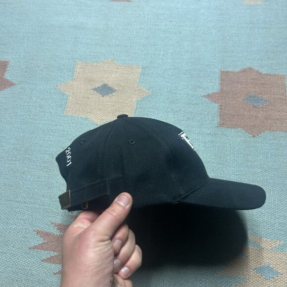 Vintage Strapback hat cap Randy Travis 2001 country music RT black adjustable - Picture 8 of 8